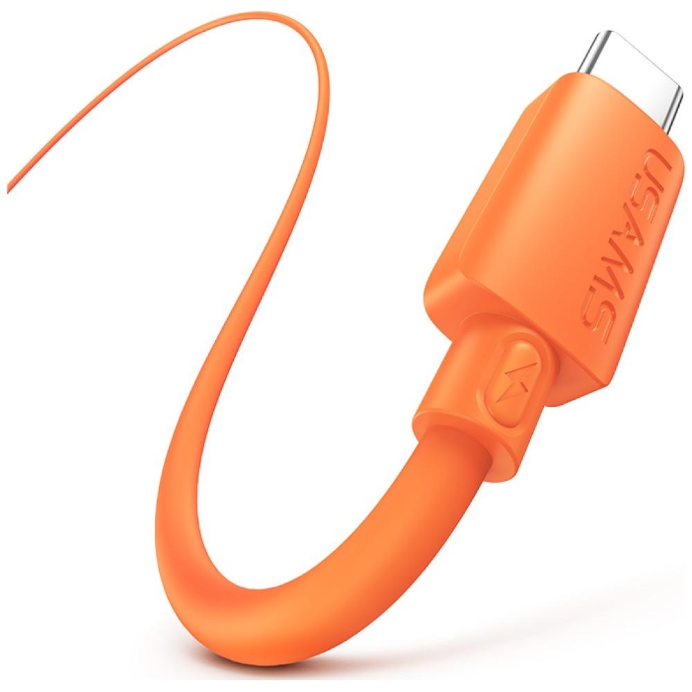 USAMS U98 3A Silicone Fast Charging USB-C Cable White