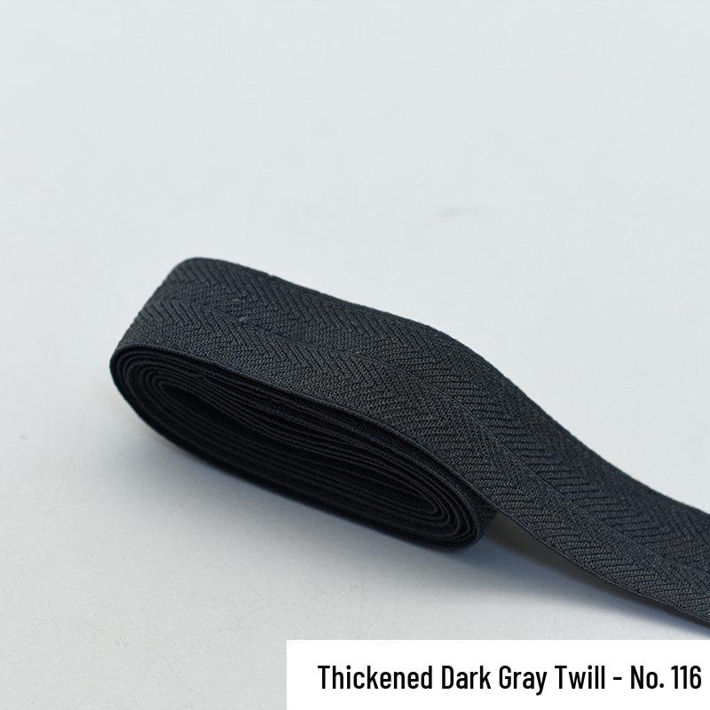 2-2.3cm Thick Elastic Fold-Over Binding Tape for Clothing and Jackets