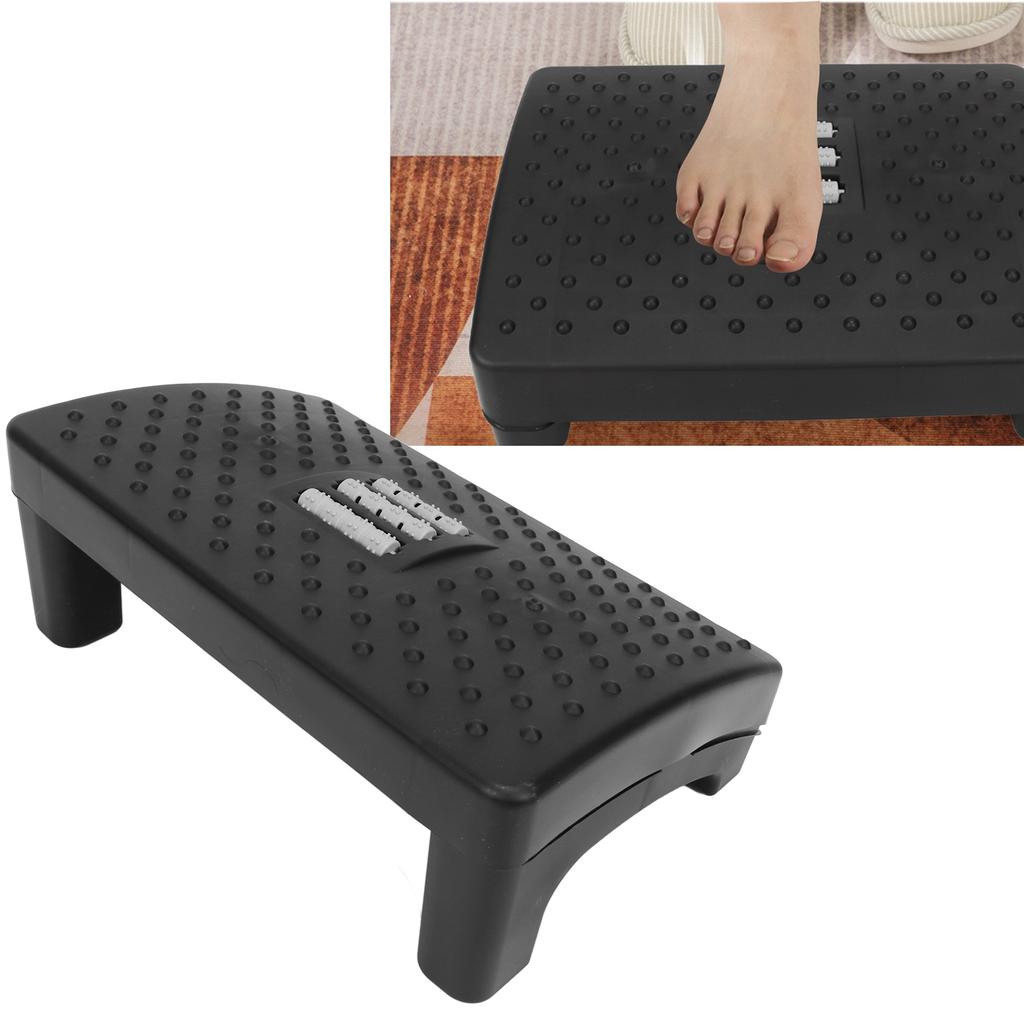Under Desk Footrest   Roller Relieve Fatigue Reduce Swelling Pain Ergonomic Foot Rest