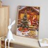 Christmas Diamond Painting Kit Santa Claus Snowman Christmas Tree House Handmade Home Entertainment Decorative Painting