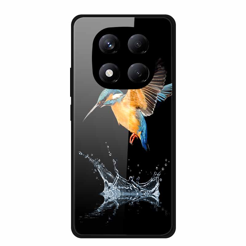 Tempered Glass Phone Case for Redmi Note 14 Pro 4G Cover Lion Wolf Hard Shell for Xiomi Redmi Note14Pro 4G Note 14Pro Cover Cool