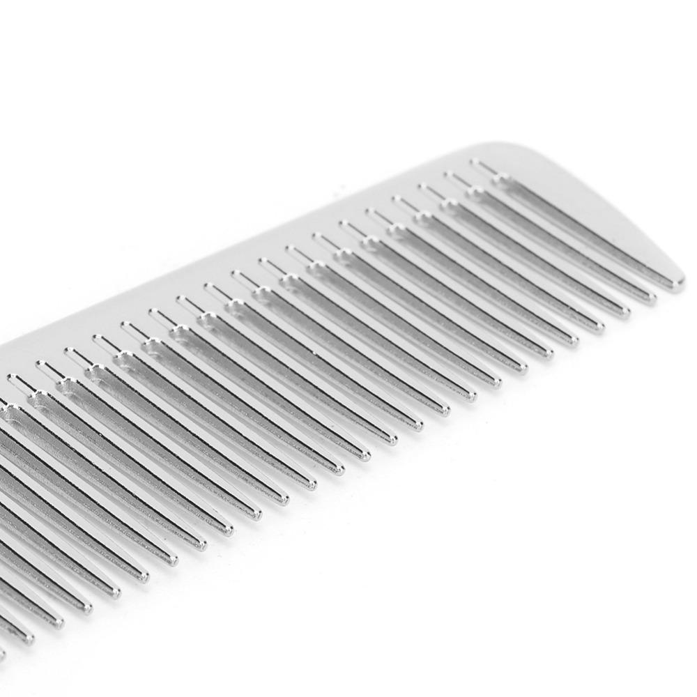 Aluminum Material Professional Anti-Static Haircut Comb Hair Salon Comb All Hair Types