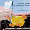 Universal Gravity Fruit Styling Car Phone Holder - Auto Air Vent Clip,  Mobile Stand Support for Most Phones