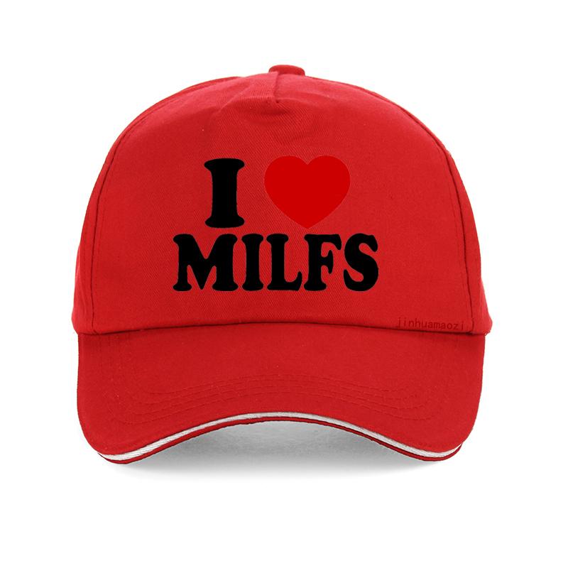 Я люблю MILFS Я люблю горячих мам Принт бейсболка Повседневная Унисекс Женская шляпа регулируемая летняя Тракерные кепки gorras Adjustable