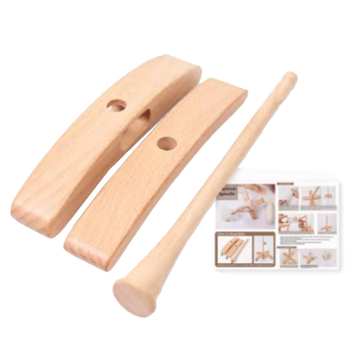 

2025+ Turkish Spindle Detachable Drop Spindle Weaving Wheels for Beginners Advanced Hand Spinner Gifts China Mainland