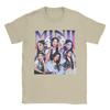 Minji TShirt Summer Kpop Music Fans Trendy Cool T Shirts Couple Pure Cotton Crew Neck Oversize Tees Short Sleeve Vintage Tshirt