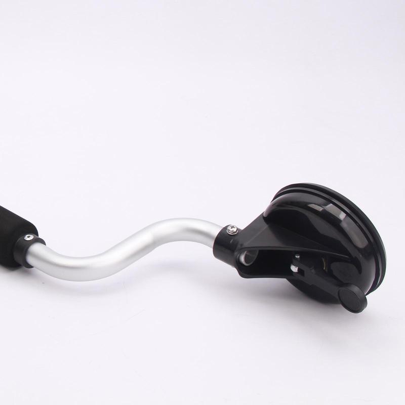 Universal Aluminum Kayak Roller Bracket Canoes Paddleboard Boat Pusher Load Assist Car Top Rack Suction Cup Heavy Duty