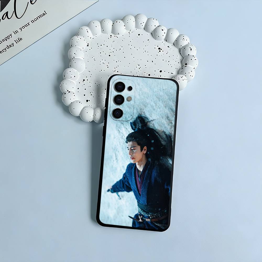 Zhang Linghe & Tian Xiwei Phone Case For Samsung S25,S24,S21,S22,S23,S30,Ultra,S20,Plus,Fe,Lite,Black Soft Silicone