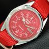 REFURBISHED SEIKO 5 AUTOMATIC 6309A JAPAN MENS VINTAGE RED DIAL WATCH A442254-1