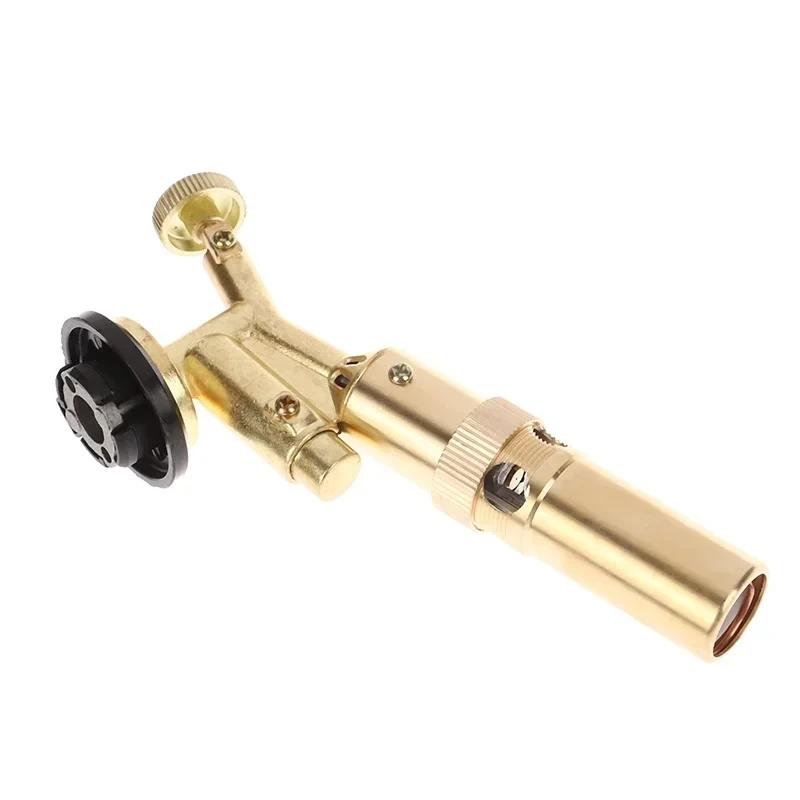 

Портативная сварочная газовая горелка, пламя, бутановая горелка, зажигалка для барбекю на открытом воздухе, огнемет, кухонные принадлежности, сварочное оборудование золотисто-желтый