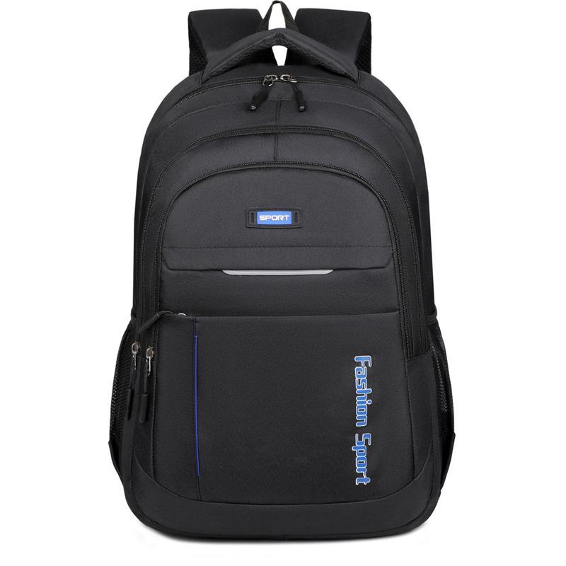 Junior high school college student schoolbag boys large capacity anti-splashing leisure travel outdoor computer backpack men's backpack