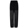 MO&Co. Women's Drawstring Mesh Straight Leg Pants