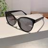 KAMMPT Vintage Cat Eye Sunglasses 2024 New Women Stylish Oversized Candy Color Outdoor Shades Fashion Brand Design Sun Glasses