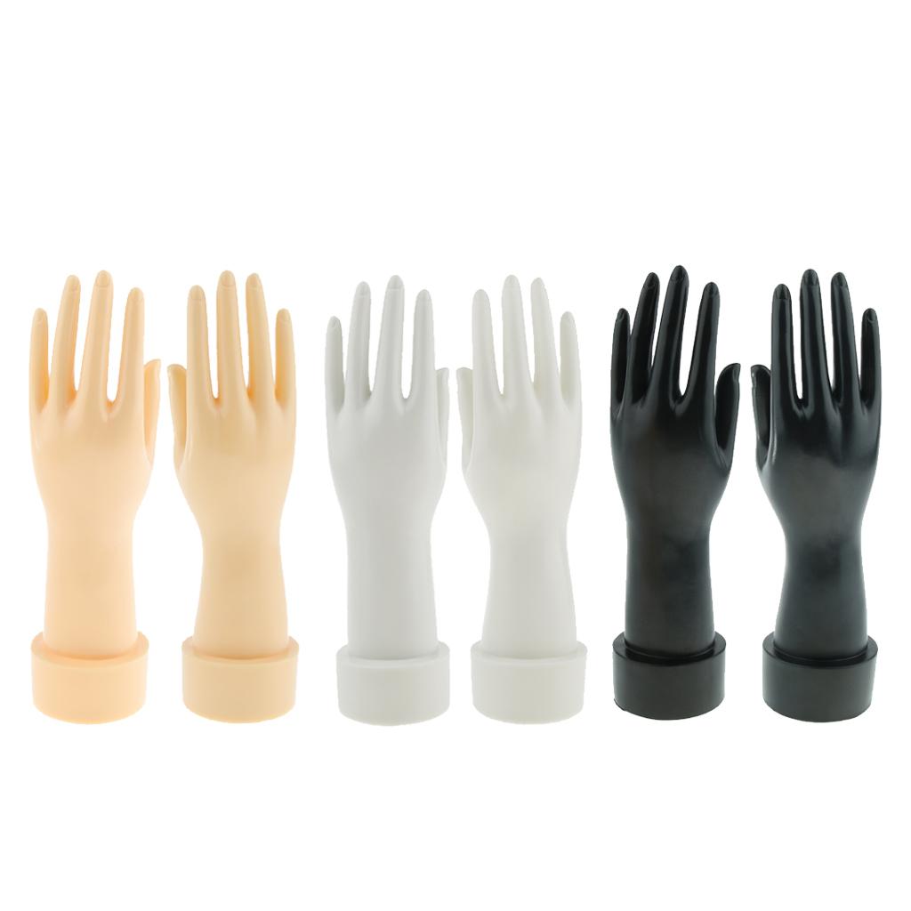 3 colors shop window doll finger model ring bangle jewelry display