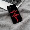 Popular anime-F-Fullmetal -Alchemist Soft Silicone phone Case for Samsung Galaxy A73/A71/A72/A70/A53/A52/A51 - Black