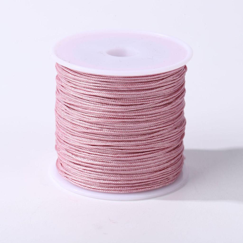 Handmade No. 72 Jade Thread - 0.8mm Wear-Resistant String for Jewelry Crafting, Hand Rope, Bracelets, DIY Necklaces, 50m