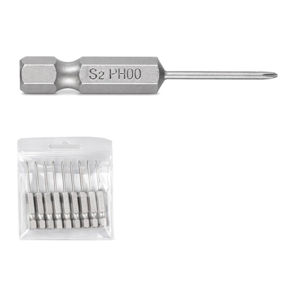 10pcs 1.6mm Size Magnetic Screwdriver Bits Replacement Screwdriver Bits DIY Home Repair