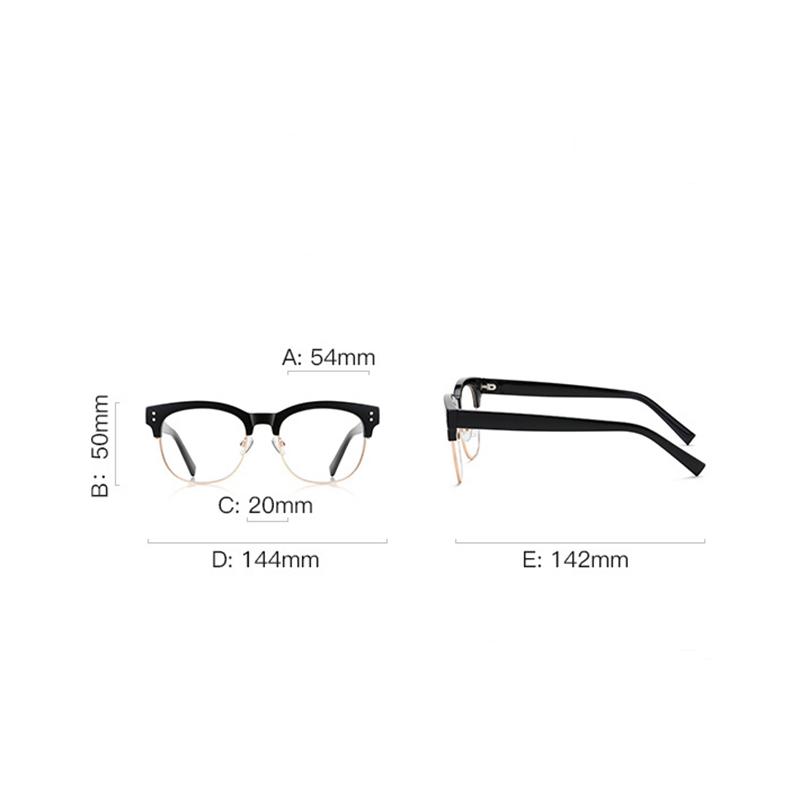Transparent Gray Frame Anti Blue Rays Photochromic Oval Optical Spectacles For Prescription Shortsighted Hyperopia Eyeglasses