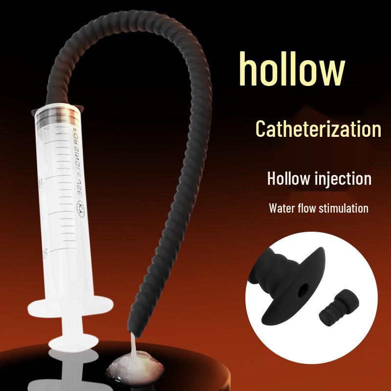 Horse Eye Rod Syringe with Lubricant for Urethral Pain Relief and Dilation