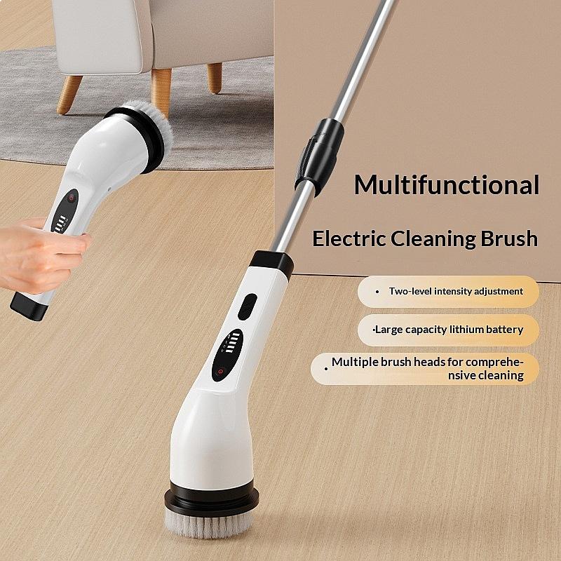 Electric Cleaning Brush Powerful Handheld Multifunctional Bathroom Kitchen Car Glass Scrubber