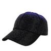 New Light Luxury Full Diamond Contrasting Color Baseball Cap Sunscreen Sun Hat Showing Face Small Versatile Rhinestone Hat Vacation Hat