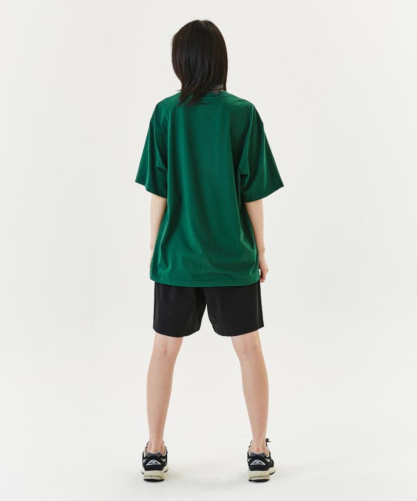 Mark Gonzales Childhood Graphic T-Shirt - D/Green