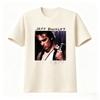 Nova Camiseta Popular de Algodão Preta Jeff Buckley Grace Music para Estilo Fã com Estampa do Cantor Icônico Unissex Feminina Verão 2026
