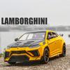 1/24 Lamborghini URUS Bison Mansory SUV Odlewany Model Samochodu Zabawkowego Dźwięk i Światło Zabawka dla Dzieci Kolekcjonerskie Prezent na Urodziny