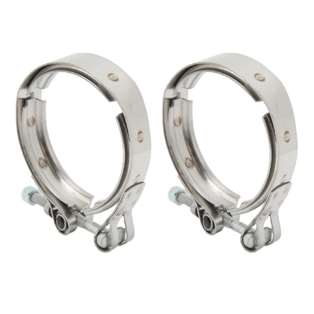 2 STÜCK Turbo Abgasauslass V-Bandklemme 3903652 Ersatz für Dodge für Cummins 5.9L 6bt 1989?2002