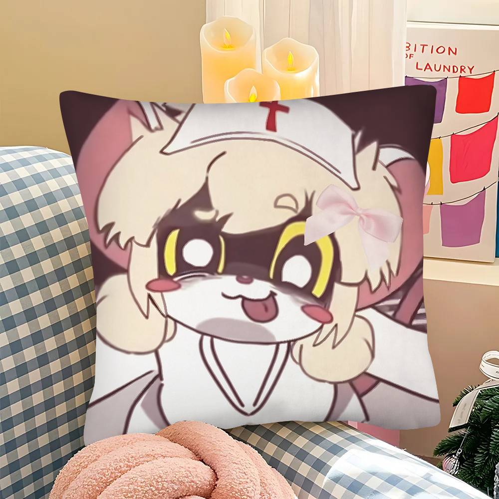 pc Terrible Mouse Lorna Pillow Case Fashion Square Pillowcase Bedroom Sofa Room Ins Decoration Leisure