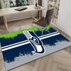 Seattle Seahawks Logo Area Rug for Office, Chair Rug, Decorative Carpet Livingroom Mat, Large Size Fan gifts Christmas gifts