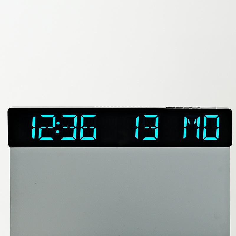 Self-aligning LED Clock Desktop Desk Clock Multifunctional Electronic Clock Simple Alarm Clock Countdown Days