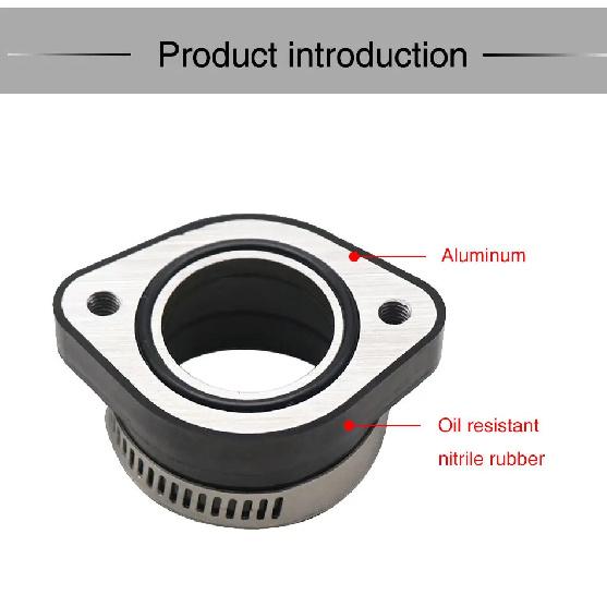 ZSDTRP Motorcycle Carburetor Adapter Inlet Intake Pipe For PE26 28 30 PWK21 24 26 28 30 Carburetor Fit 110 125 150 190cc Engine