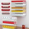 Wall-Mounted Acrylic Cigarette Display with Automatic Pusher