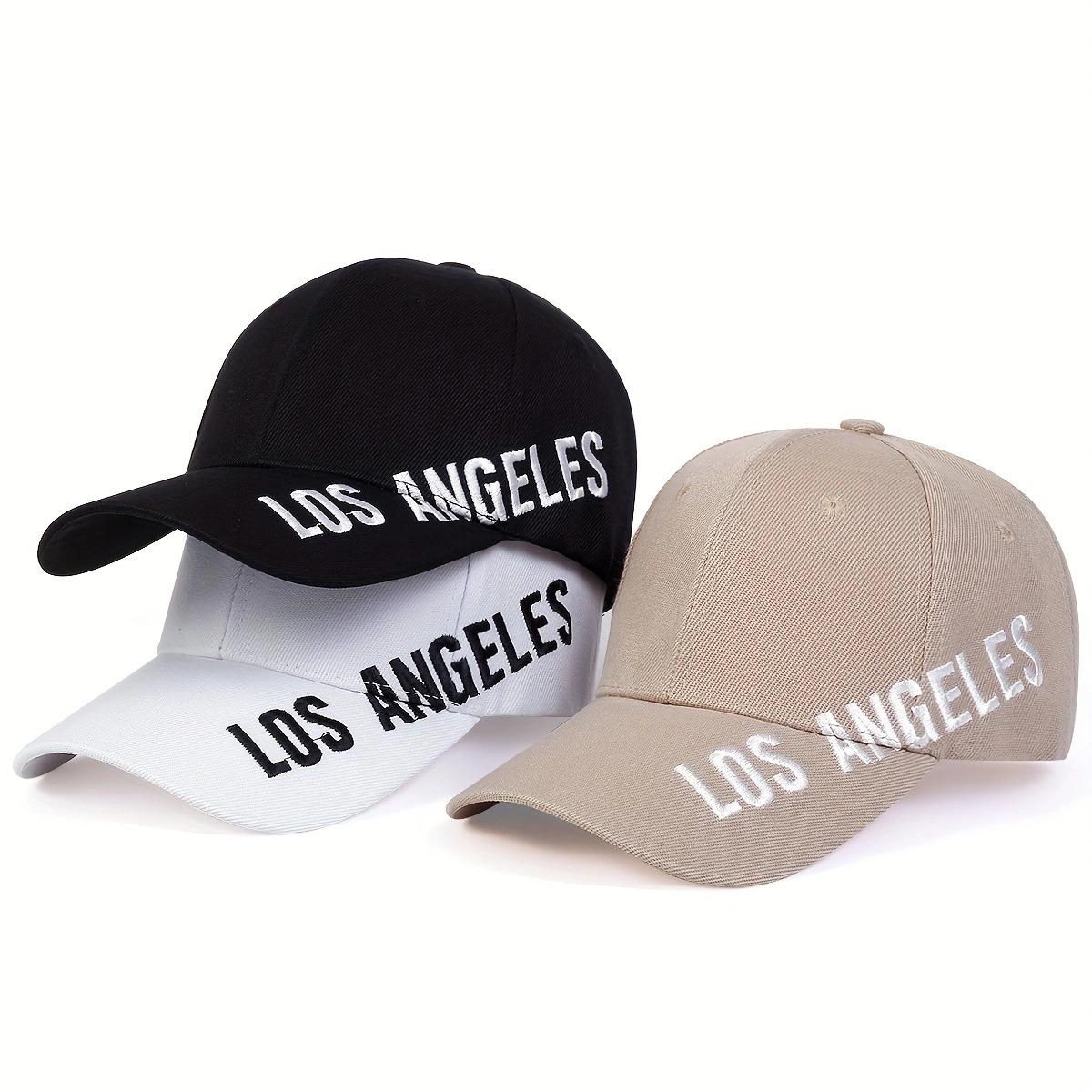 

Korean Style Embroidered Curved Brim Cap - Unisex Summer Street Hat Adjustable хаки