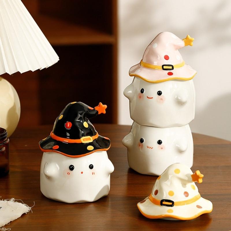 Lovely Ceramic Coffee Mug 350ml Cartoon Halloween Teas Cups Unique Porcelains Lattes Cups Christmas Birthday Gift