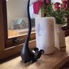 Porta Asciugamani di Carta da Terra in Metallo Base Stabilizzata Supporto Carta Igienica per Bagno Cucina Toilette B03E