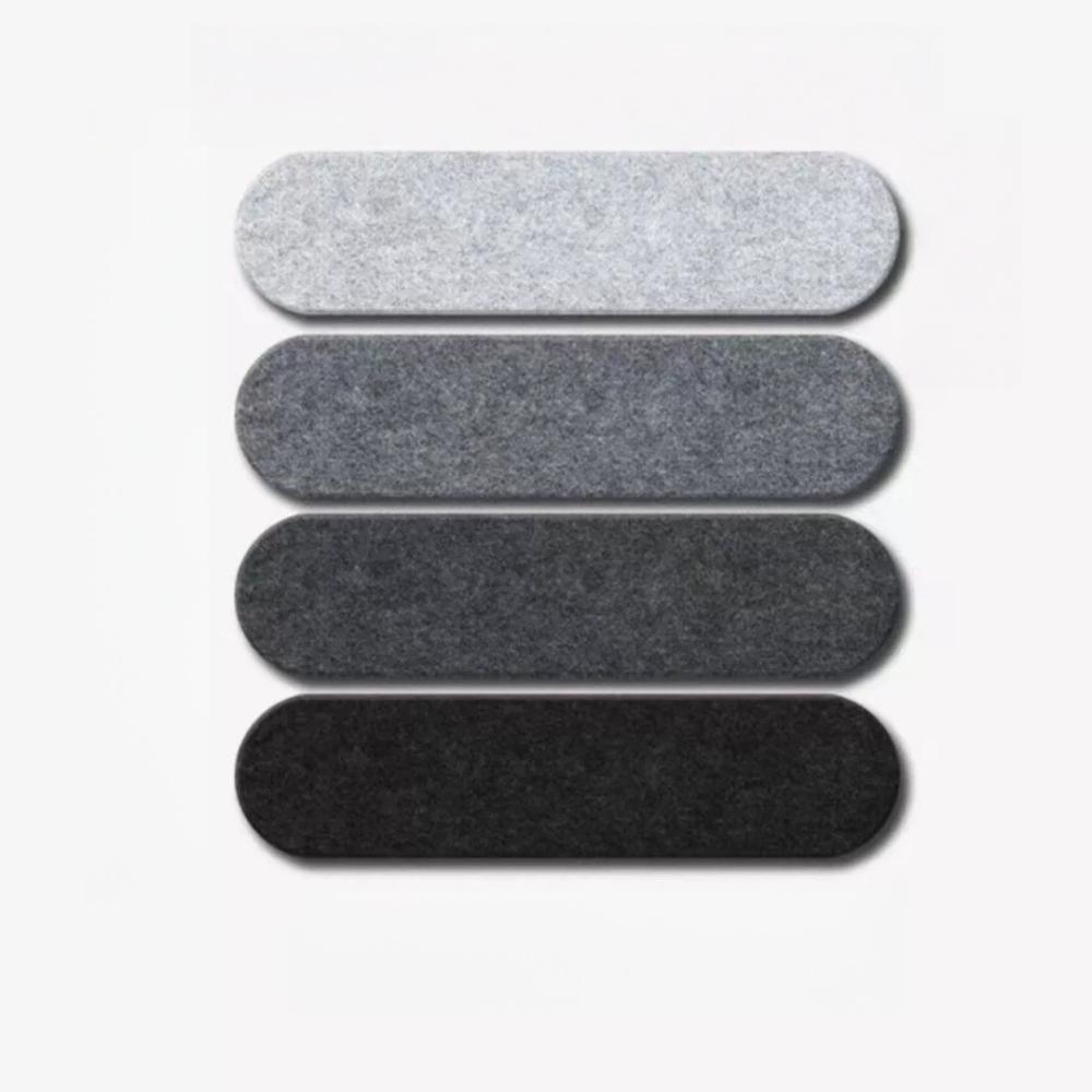 

3pcs/4pcs 40X10cm Felt Board Self-adhesive Felt Nail Flat Noodles Notice Remark Board Photo Remark Wall Decoration Wall Sticker 3pcs