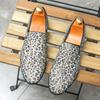 New Arrival British Men's Leopard Pattern Driving Shoes Moccasins Wedding Prom Homecoming Loafers Footwear Zapatos Hombre