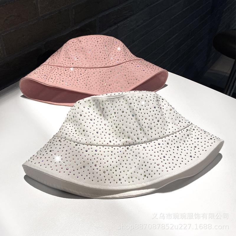 Autumn New Gypsy Fisherman Hat Children's Fashion Hot Diamond Foldable Shade Basin Hat Outdoor Leisure Shade Hat