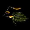 Alloy Willow Leaf Spinner Bait 21.4g - Anti-Snag Design with Bearded Lure