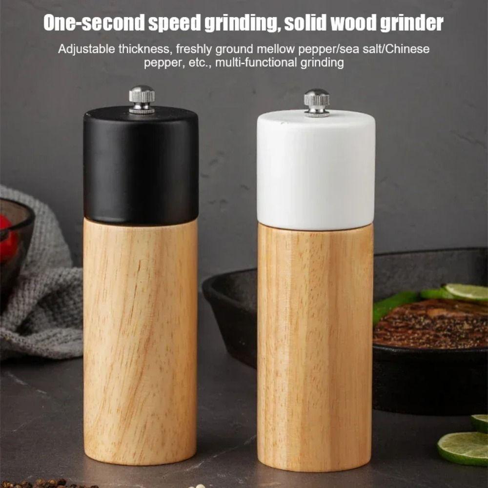 Refillable Manual Salt Mills Ceramic Core Hand Grinding Tool Grinding Bottle Cruet Kitchen Tool