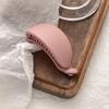 Korean Style Candy Color Non-Slip Hair Claw Sweet Banana Shape Matte Hair Clip Hair Accessories