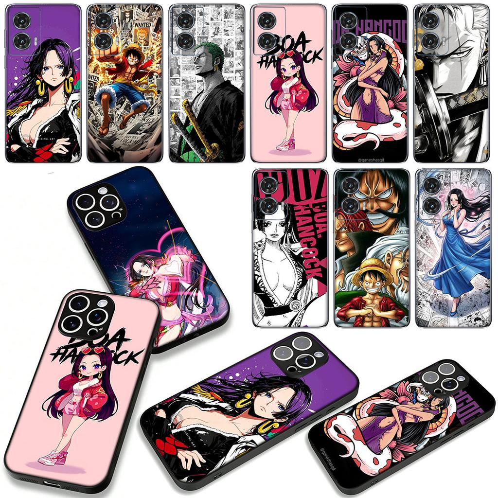 ONE PIECES Luffy Boa Hancock Zoro Case for Samsung Galaxy A07 A13 A12 A14 A23 A42 A50 A51 A52 A53 A70 A71 A72 A04 Note 20 9 8 10