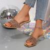 Fashion 2025 New Ladies Shoes Open Toe Women's Slippers Fashion Outdoor Sequins Dress Versatile Best Seller Plus Size Sandals Boots