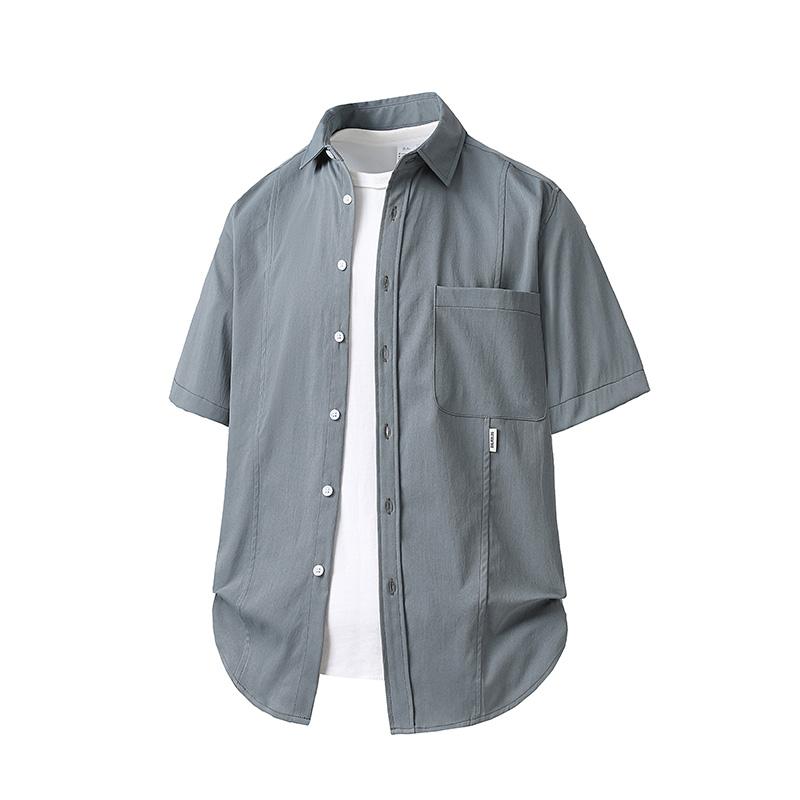 Short Sleeved Shirt Men s Summer Casual Shirt 2XL