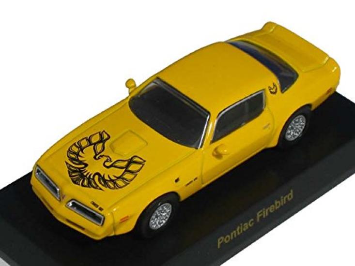 

Kyosho США Коллекция мини-машин спортивных автомобилей 1 Pontiac Firebird Trans Am Eagle Mask 1977 Желтый 1/64