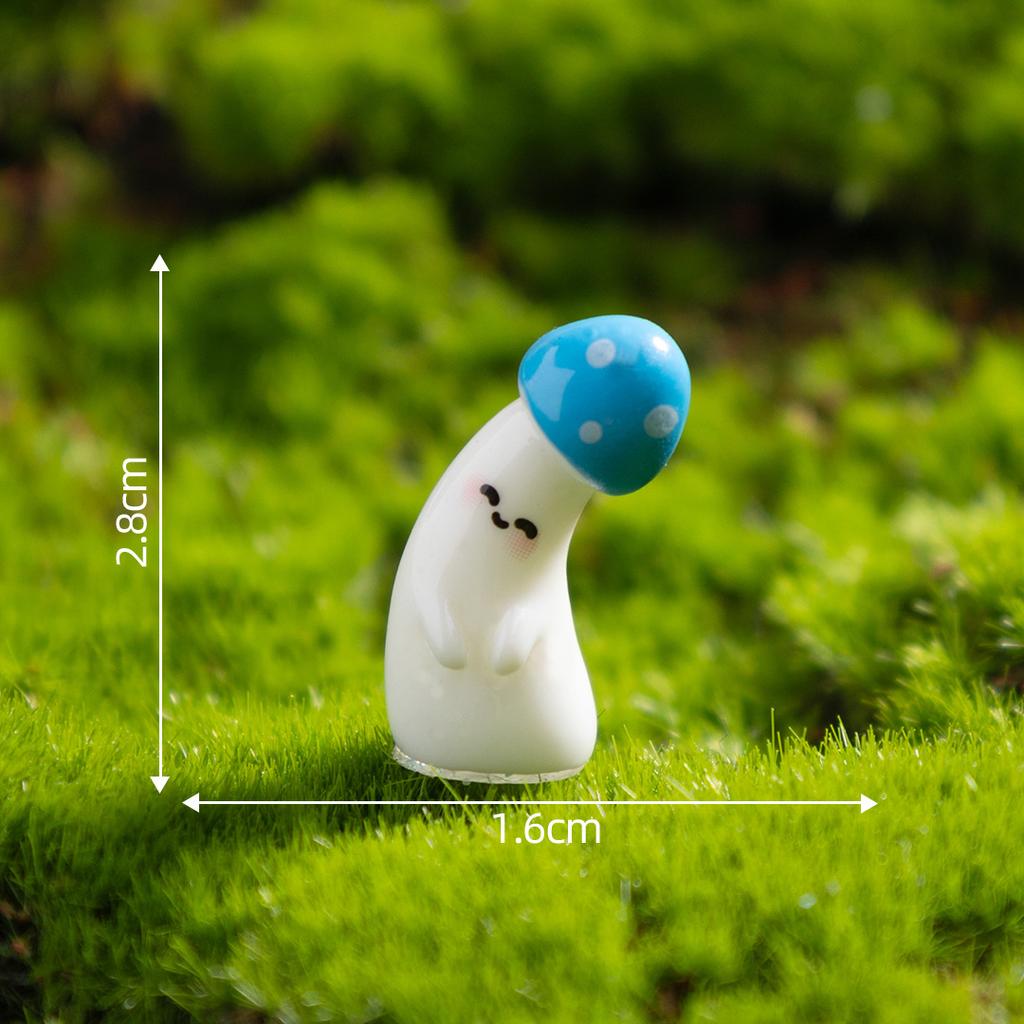 7 PCS Micro Landscape DIY Mushroom Decoration Set
