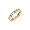 J.Gracelet Eternity Tennis Guard Ring
