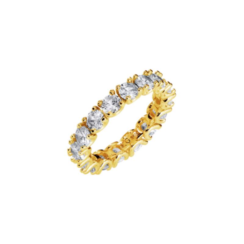 J.Gracelet Eternity Tennis Guard Ring